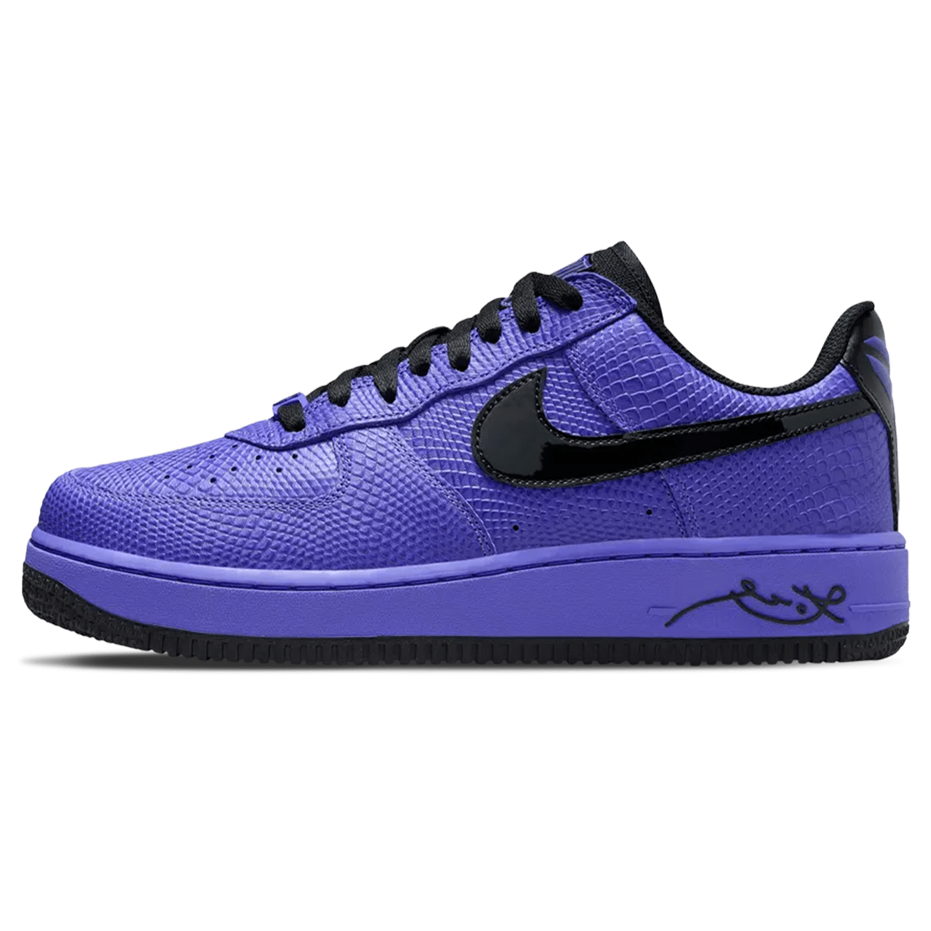 Kobe Bryant x FC Barcelona x Nike Air Force 1 Low Protro 'Persian Violet' — UK 3 | EU 35.5 | US 3.5 — Front View