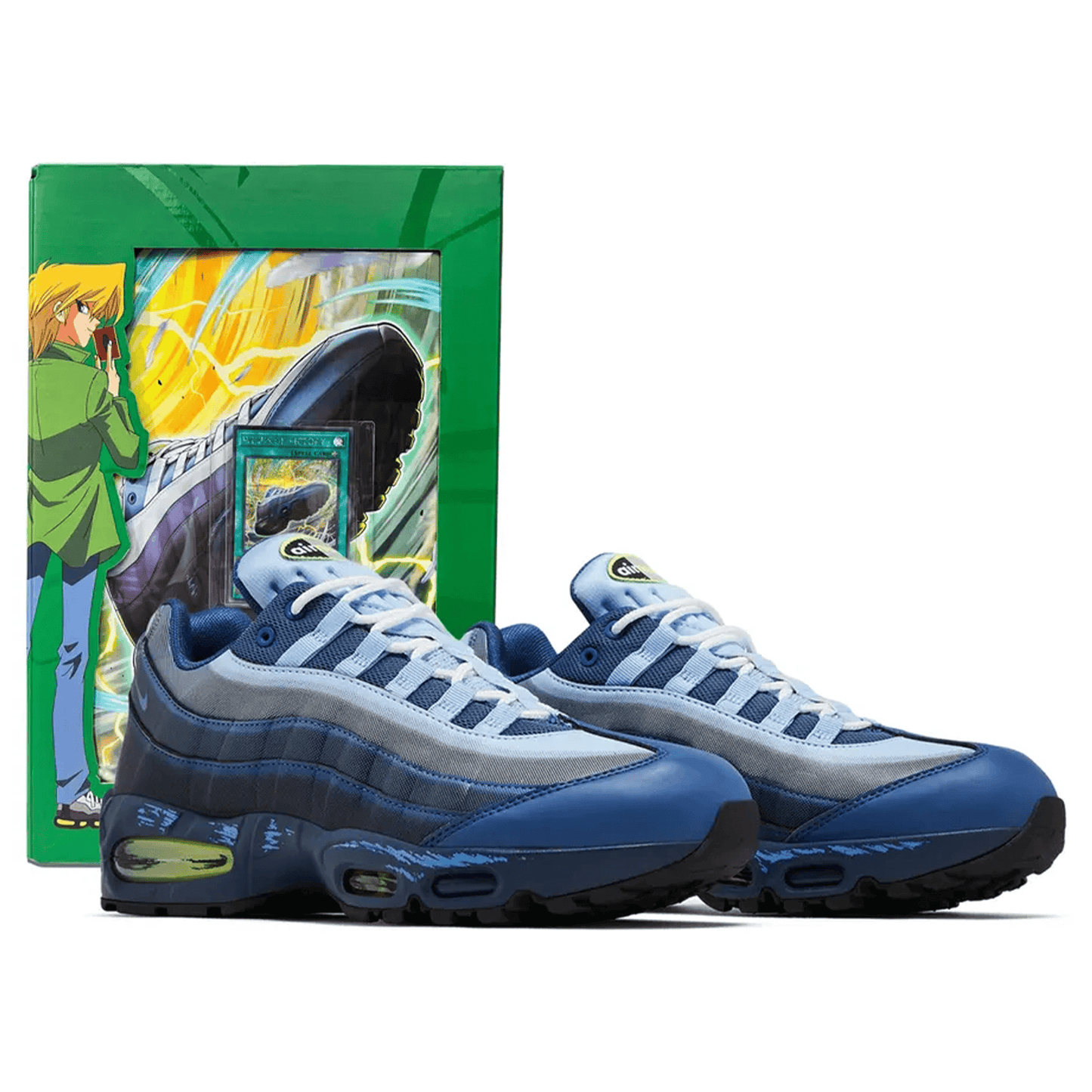 Yu-Gi-Oh! x Nike Air Max Muscle 95 QS 'Joey' (With Promo Card) — UK 3 | EU 35.5 | US 3.5 — Lifestyle View