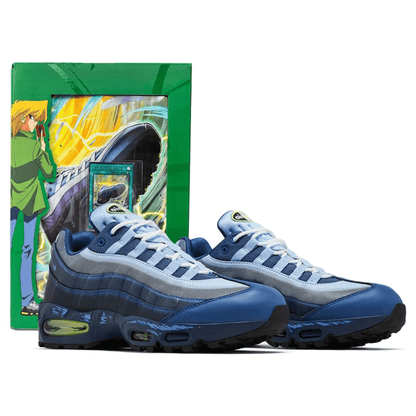 Yu-Gi-Oh! x Nike Air Max Muscle 95 QS 'Joey' (With Promo Card) — UK 3 | EU 35.5 | US 3.5 — Lifestyle View