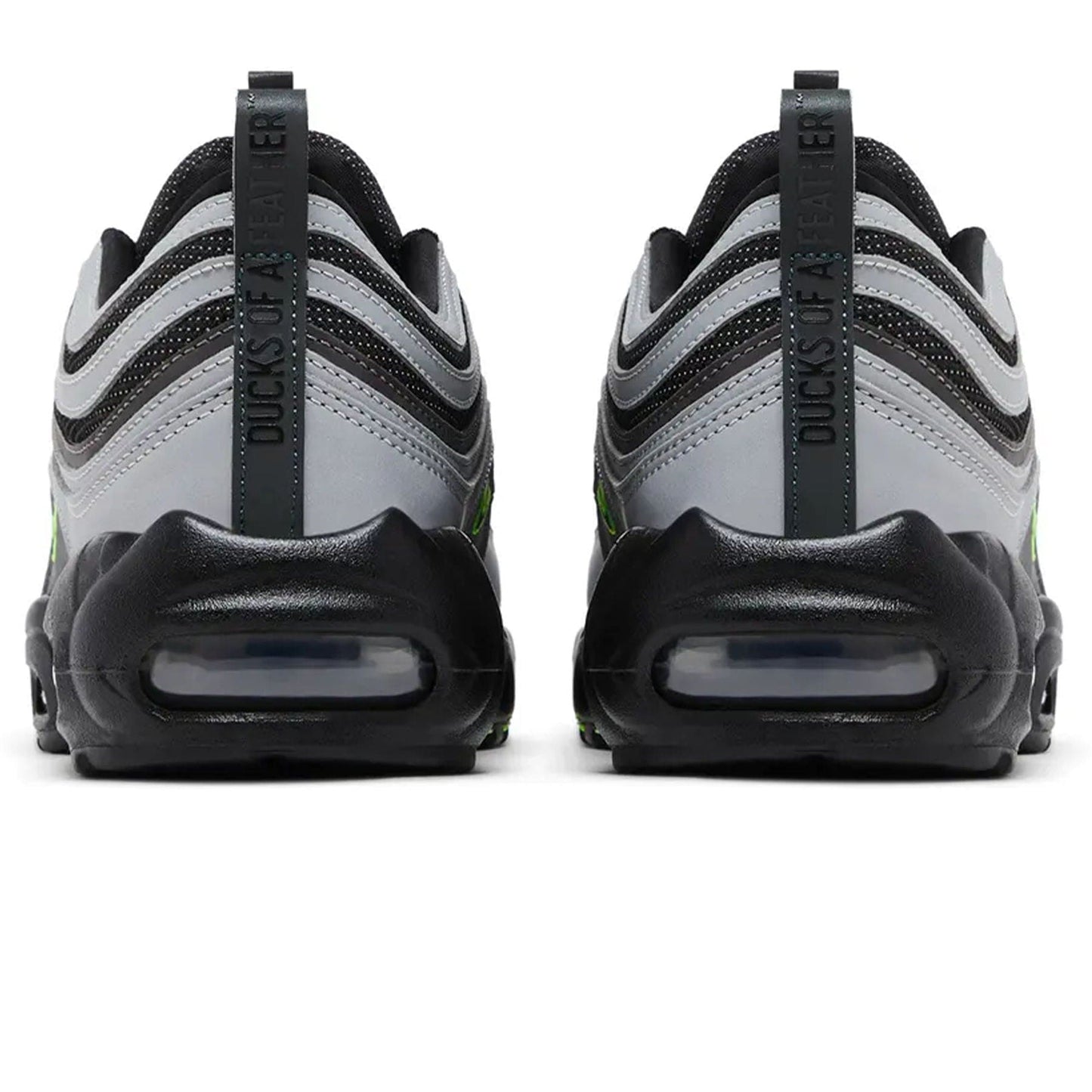 Nike Air Max 95/97 'University of Oregon - Lightning' PE — UK 3 | EU 35.5 | US 3.5 — Top View