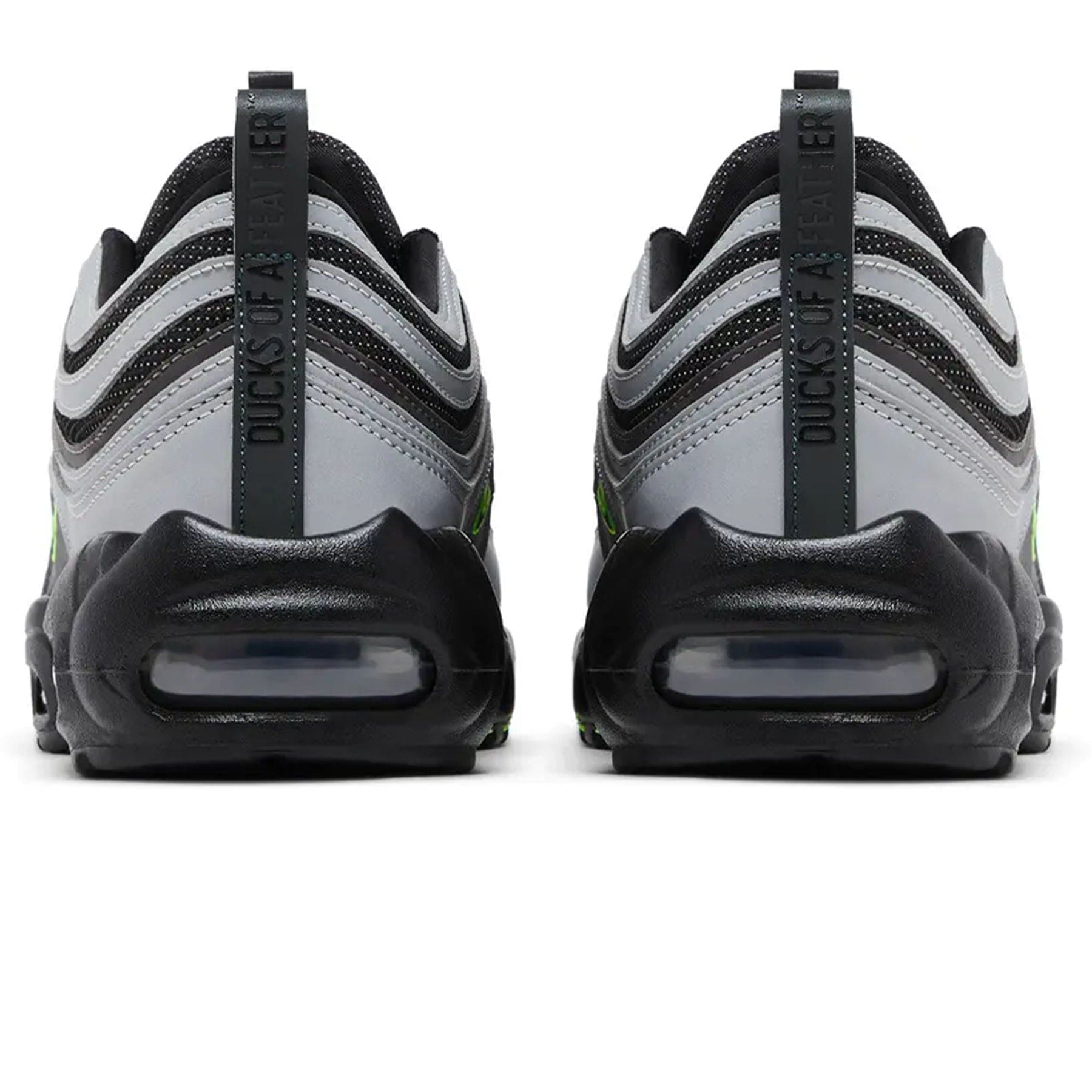 Nike Air Max 95/97 'University of Oregon - Lightning' PE — UK 3 | EU 35.5 | US 3.5 — Top View