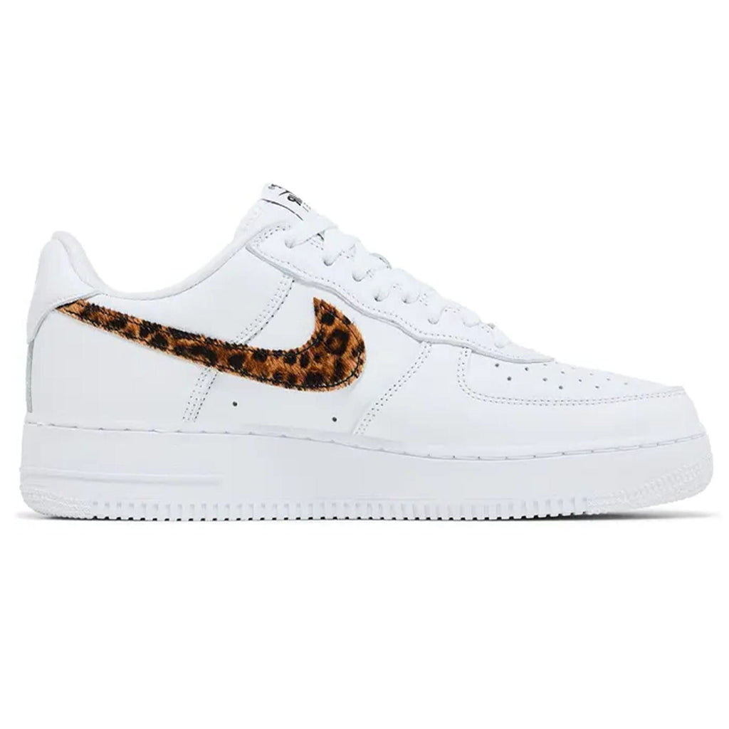 Supreme x GOODENOUGH x Nike Air Force 1 Low 'White Cheetah Print' — UK 3 | EU 35.5 | US 3.5 — Side View