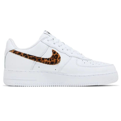 Supreme x GOODENOUGH x Nike Air Force 1 Low 'White Cheetah Print' — UK 3 | EU 35.5 | US 3.5 — Side View