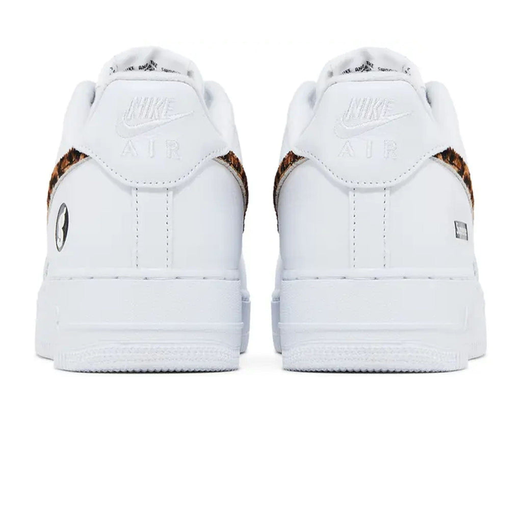 Supreme x GOODENOUGH x Nike Air Force 1 Low 'White Cheetah Print' — UK 3 | EU 35.5 | US 3.5 — Detail View