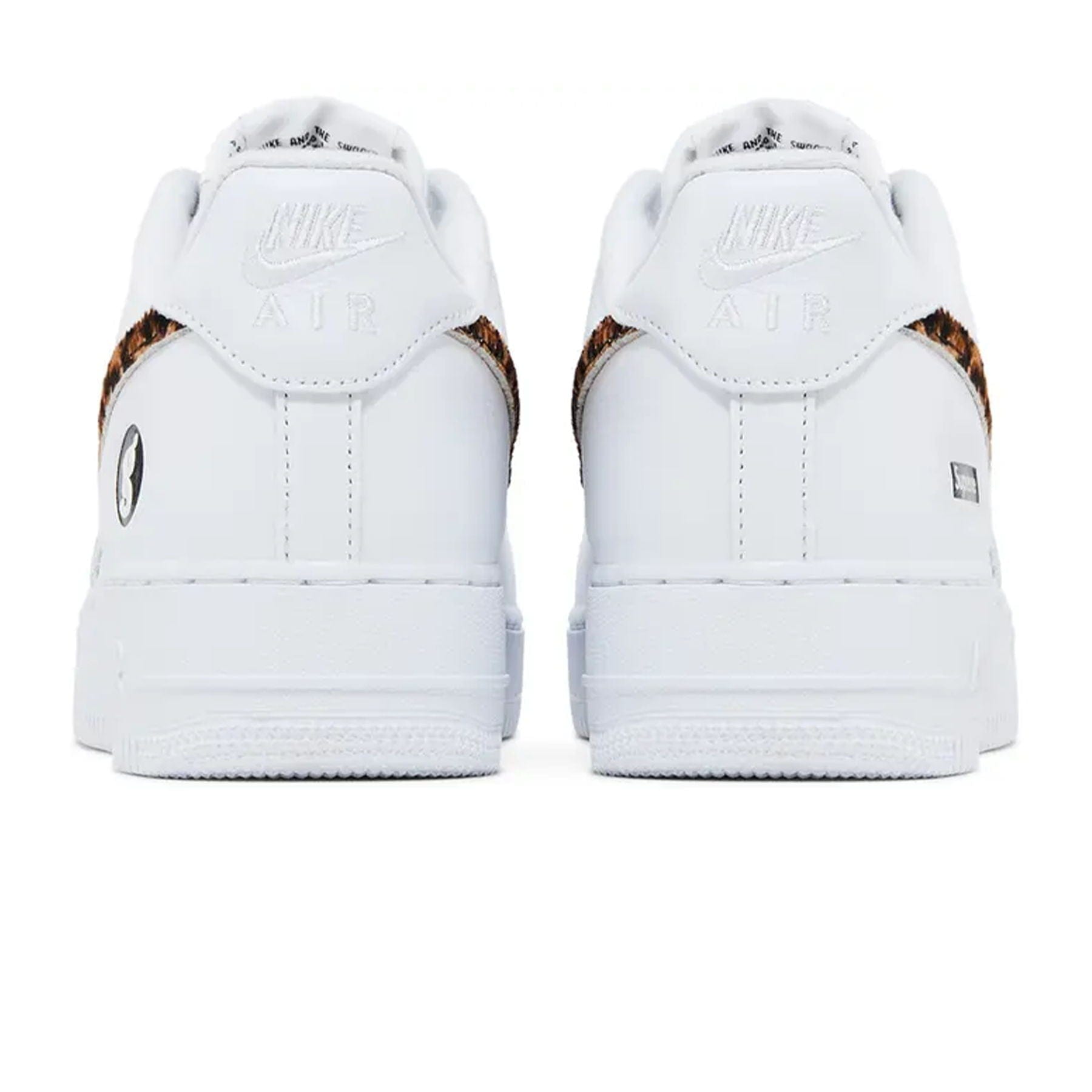 Supreme x GOODENOUGH x Nike Air Force 1 Low 'White Cheetah Print' — UK 3 | EU 35.5 | US 3.5 — Detail View