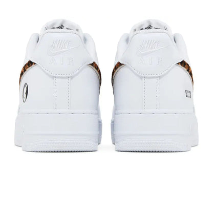 Supreme x GOODENOUGH x Nike Air Force 1 Low 'White Cheetah Print' — UK 3 | EU 35.5 | US 3.5 — Detail View