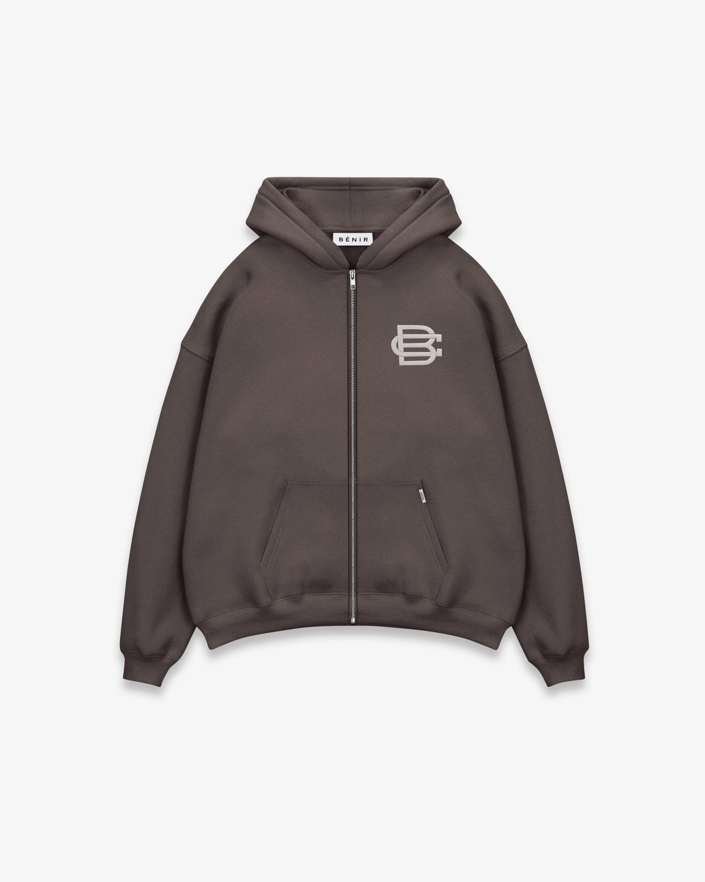 Bénir Club Match Day Zip Hoodie - Storm — XS — Front View