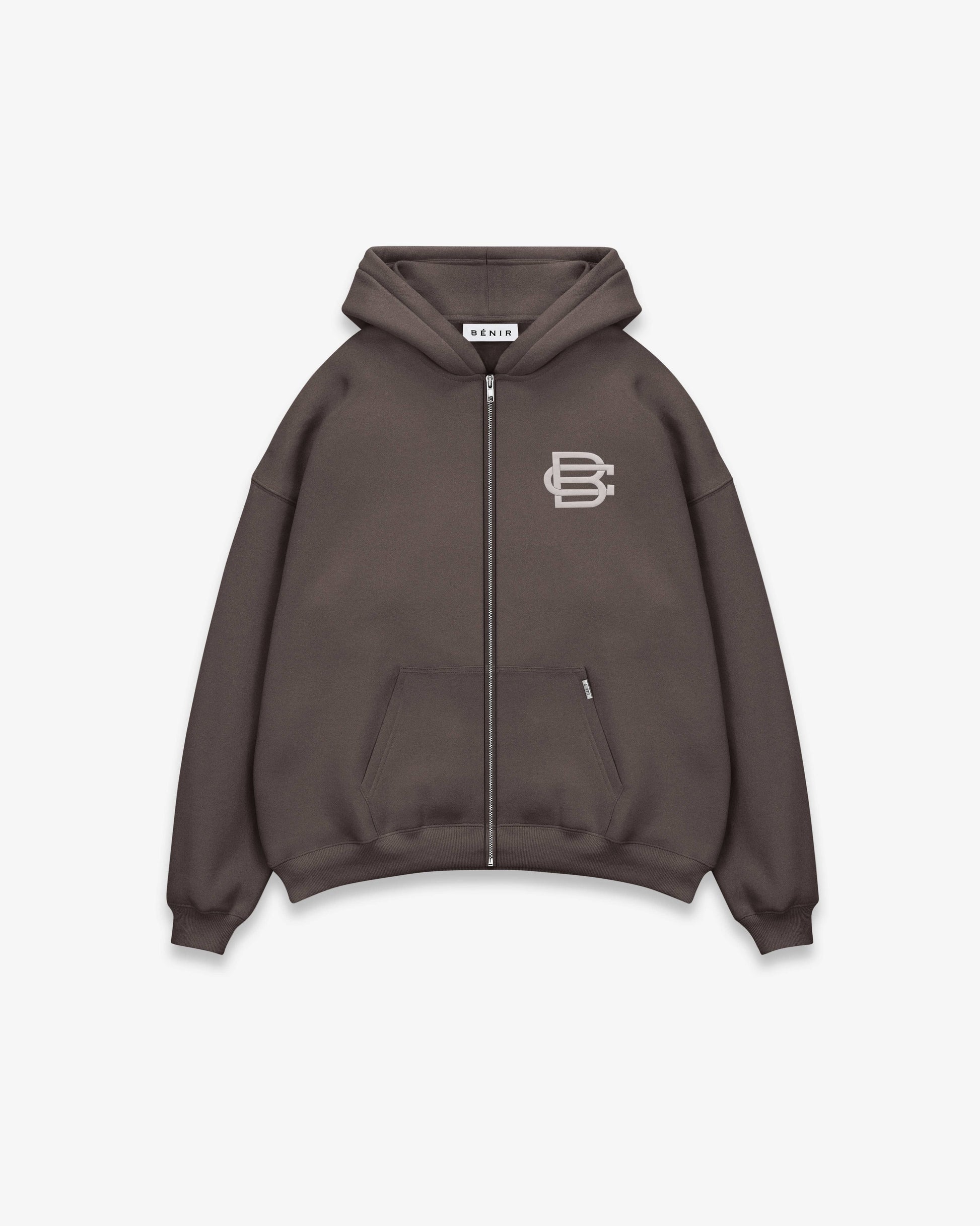 Bénir Club Match Day Zip Hoodie - Storm — XS — Front View