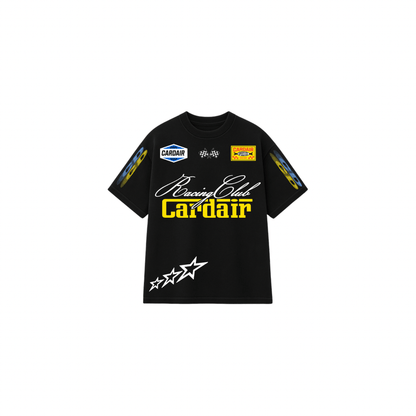 Cardair Racing Club T Shirt - Black — XS — Front View