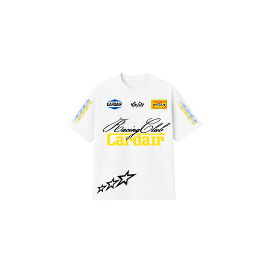 Cardair Racing Club T Shirt - White — XS — Front View