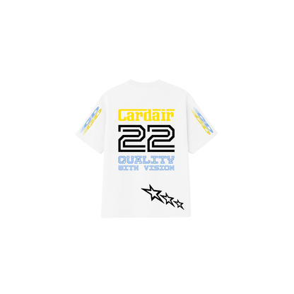 Cardair Racing Club T Shirt - White — XS — Detail View