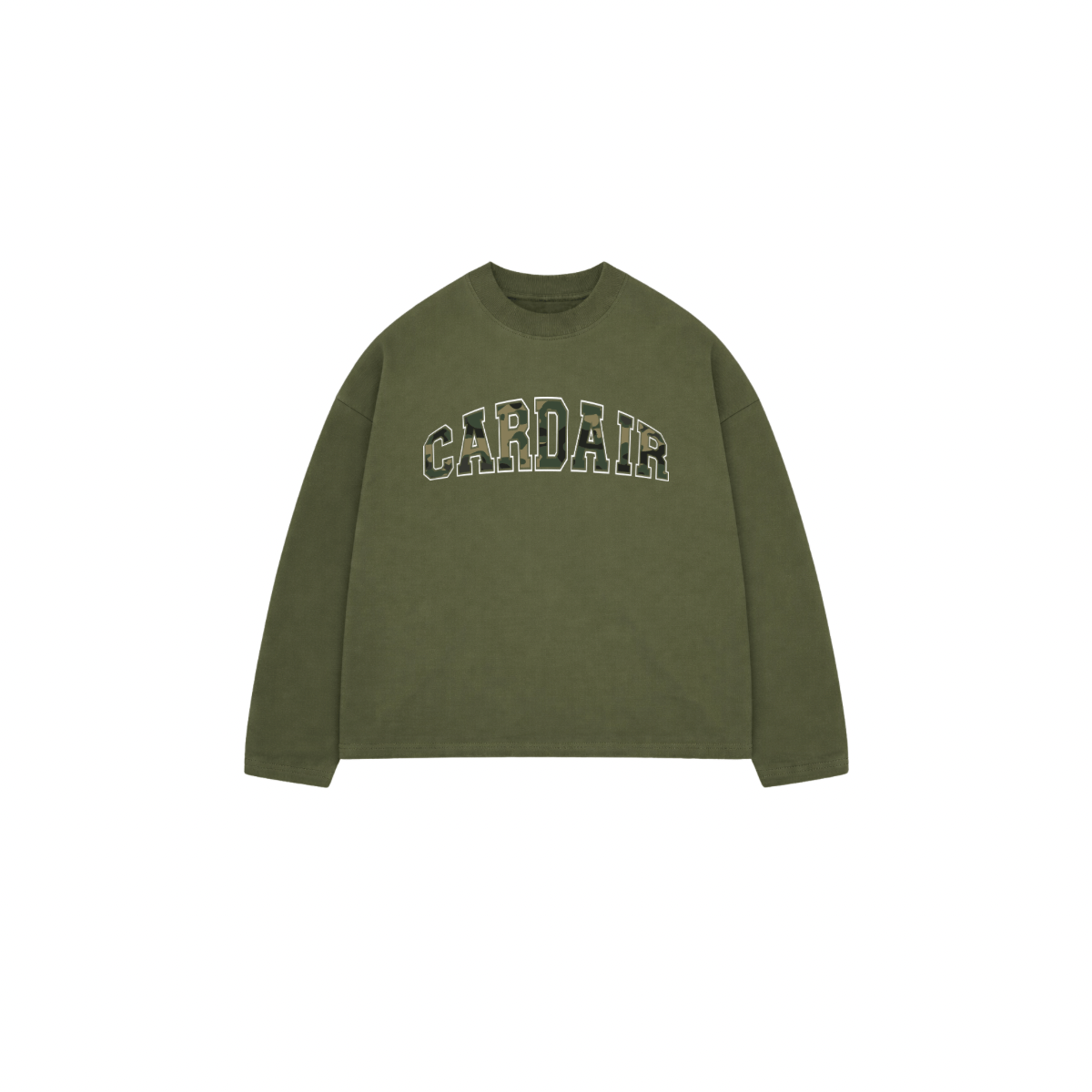 Cardair Camo Cardair Long Sleve - Khaki — S — Front View