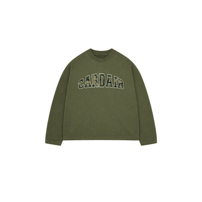 Cardair Camo Cardair Long Sleve - Khaki — S — Front View