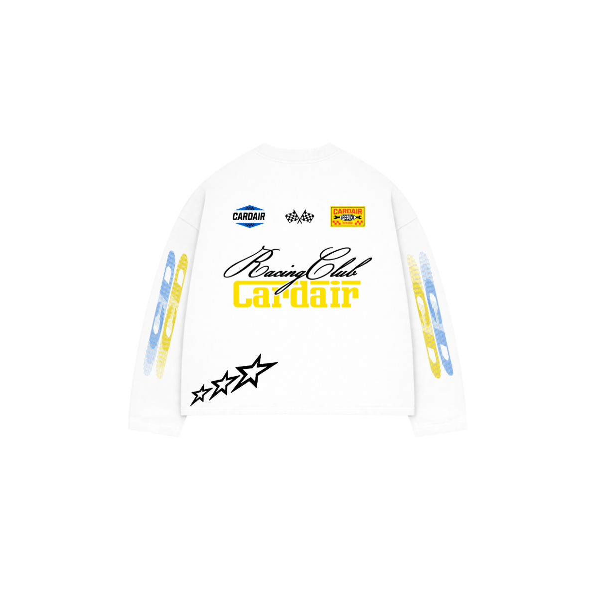 Cardair Racing Club Long Sleeve - White — XS — Front View