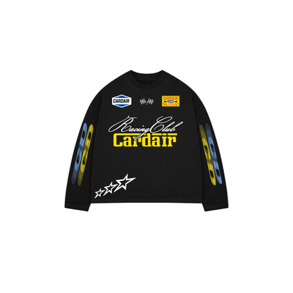 Cardair Racing Club Long Sleeve - Black — XS — Front View