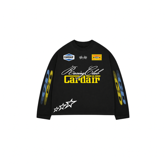 Cardair Racing Club Long Sleeve - Black — XS — Front View