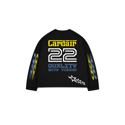 Cardair Racing Club Long Sleeve - Black — XS — Detail View