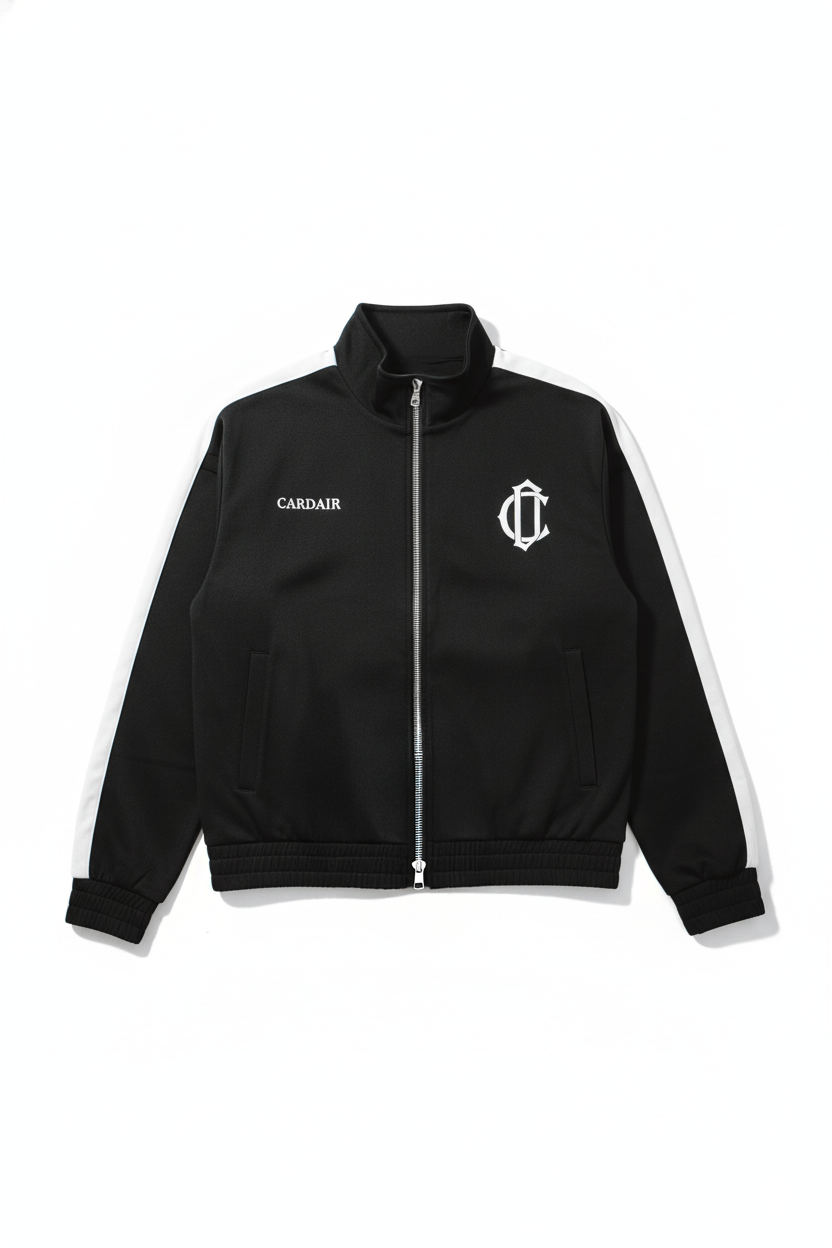 Cardair Club Emblem Track Top - Black — XS — Front View