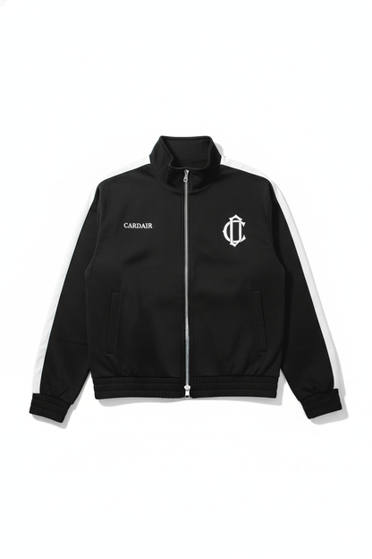 Cardair Club Emblem Track Top - Black — XS — Front View