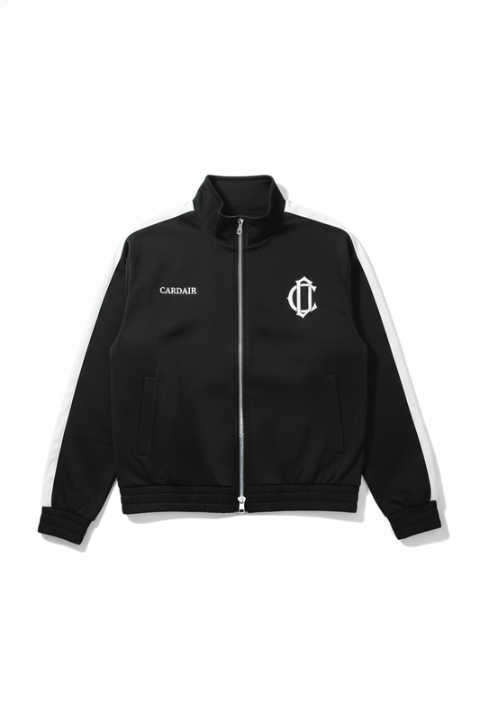 Cardair Club Emblem Track Top - Black — XS — Front View
