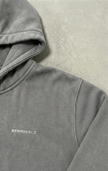 Bénir Club Basics Hoodie - Charcoal — XS — Detail View