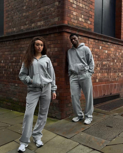 Bénir Club Basics Hoodie - Charcoal — XS — Side View