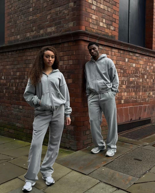 Bénir Club Basics Hoodie - Charcoal — XS — Side View