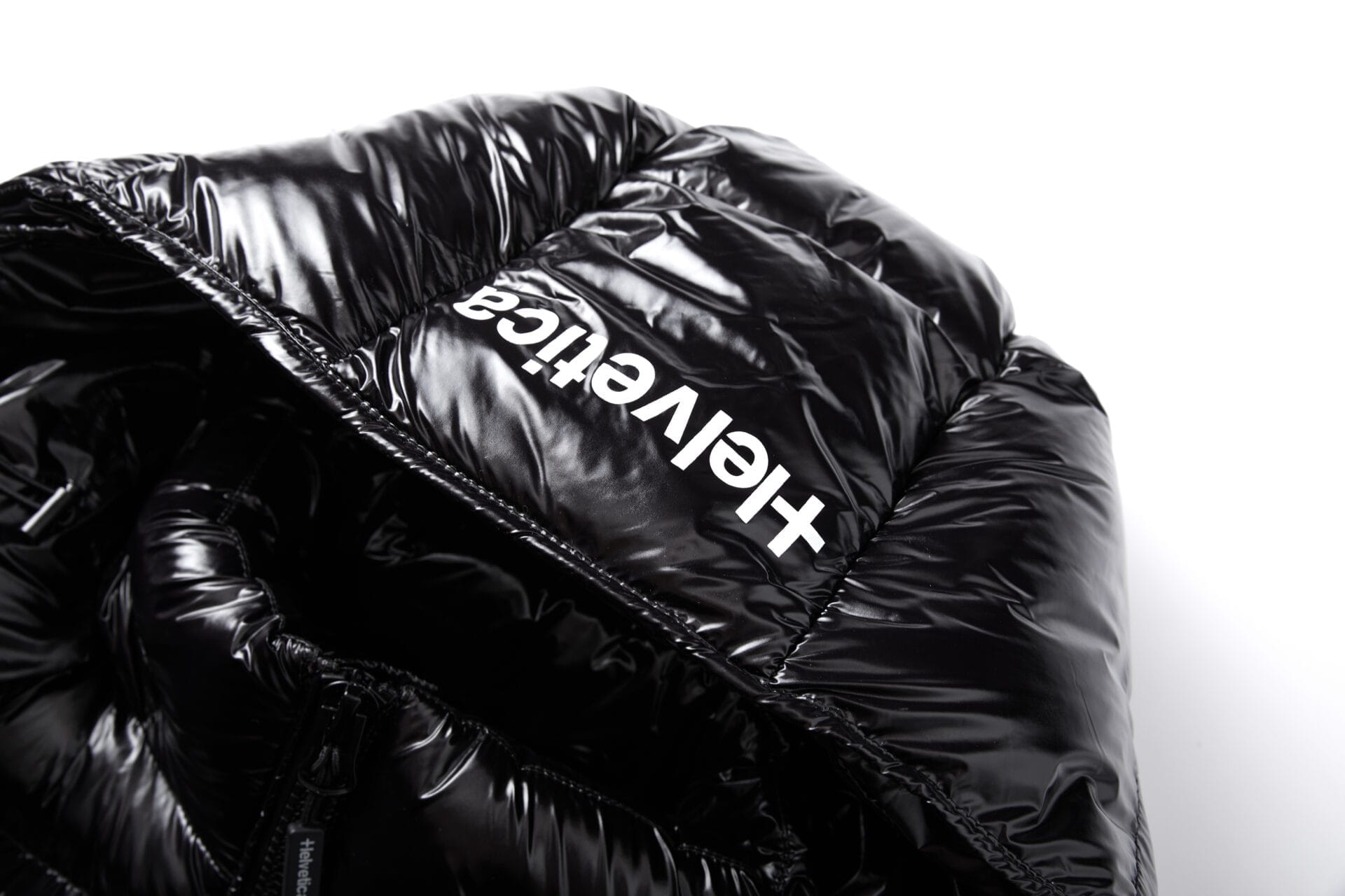 Helvetica Mountain Pioneers Space Sleeveless Hooded Jacket — S — Alternate View 8
