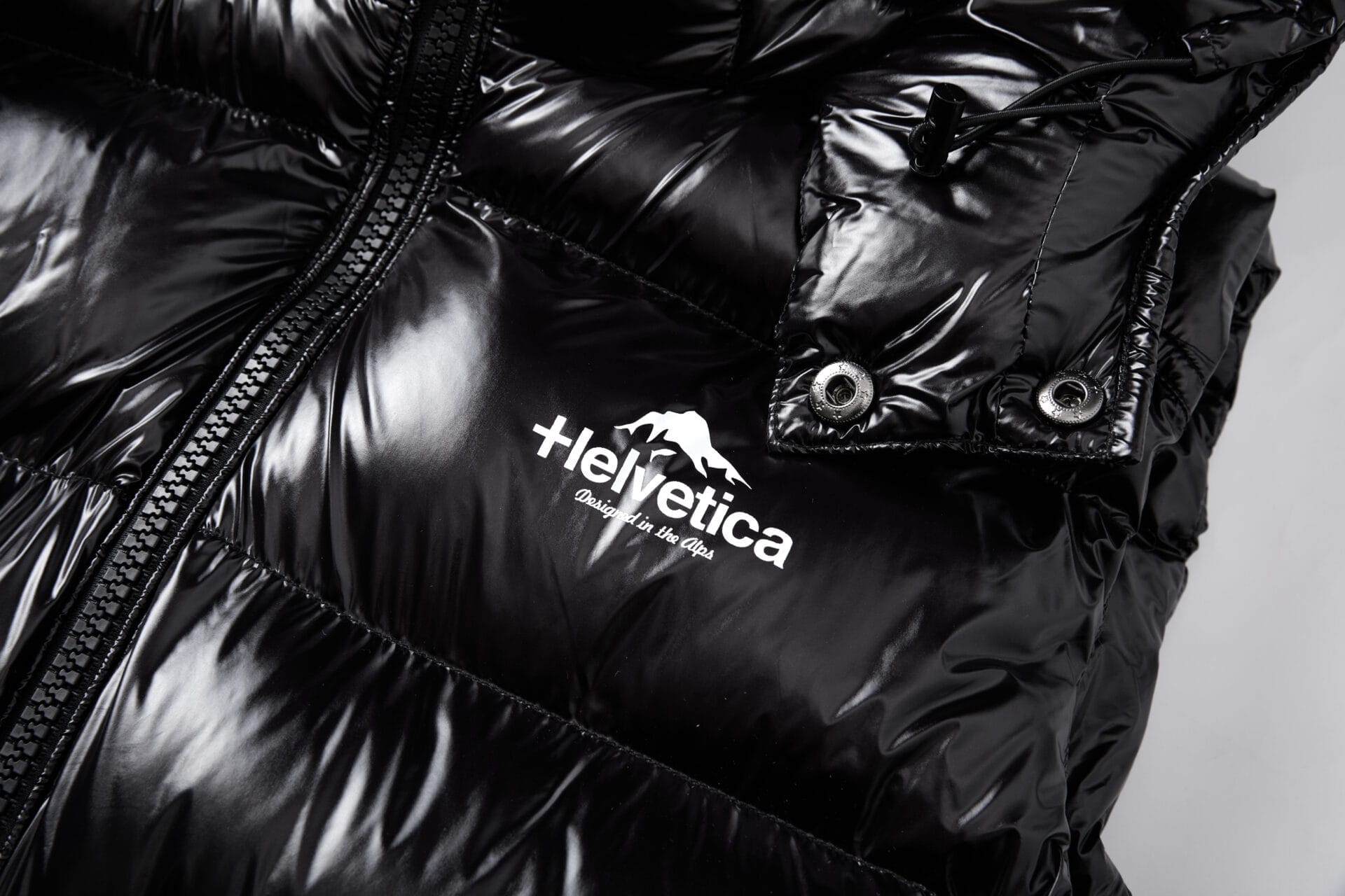 Helvetica Mountain Pioneers Space Sleeveless Hooded Jacket — S — Alternate View 9