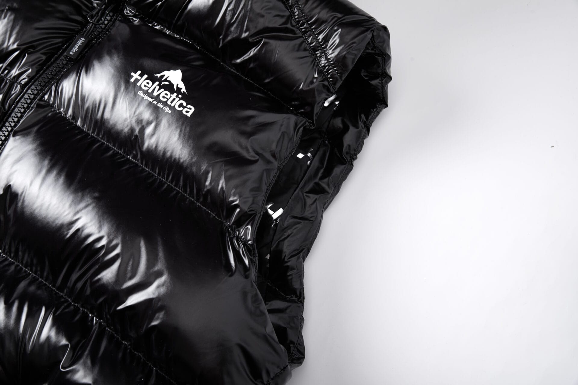 Helvetica Mountain Pioneers Space Sleeveless Hooded Jacket — S — Alternate View 11