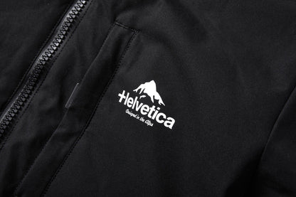 Helvetica Mountain Pioneers Eyeblock Hooded Windbreaker Jacket — XS — Alternate View 9