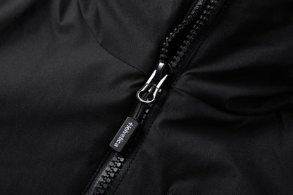 Helvetica Mountain Pioneers Eyeblock Hooded Windbreaker Jacket — XS — Alternate View 8