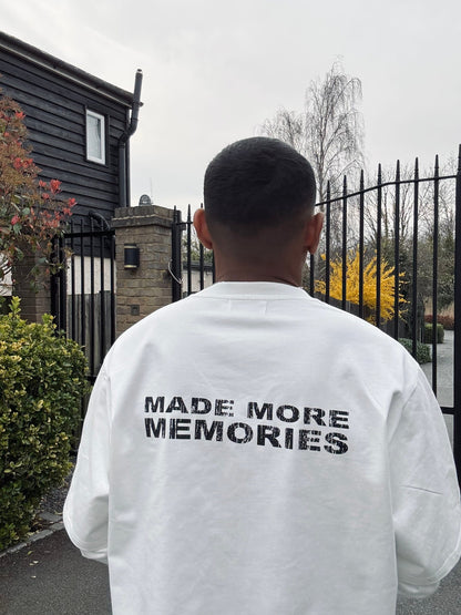Benir Clothing Made Many Mistakes T-Shirt - Off White — XS — Top View