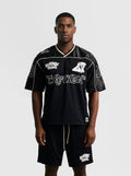 Legende Paris GRAFFITI MESH JERSEY - BLACK — XS — Front View