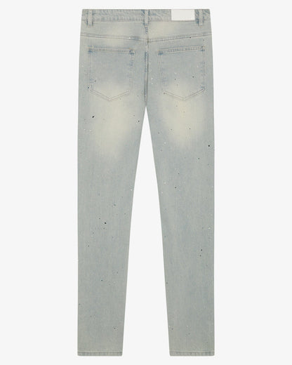 Magiri Indigo Ripped Slim Jeans 'Blue' — Light Blue — Size 28 — Side View