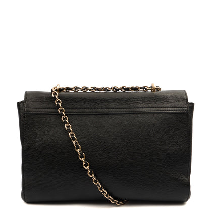 Mulberry Shoulder Bag Lily - Large in Black, Leather — Back View