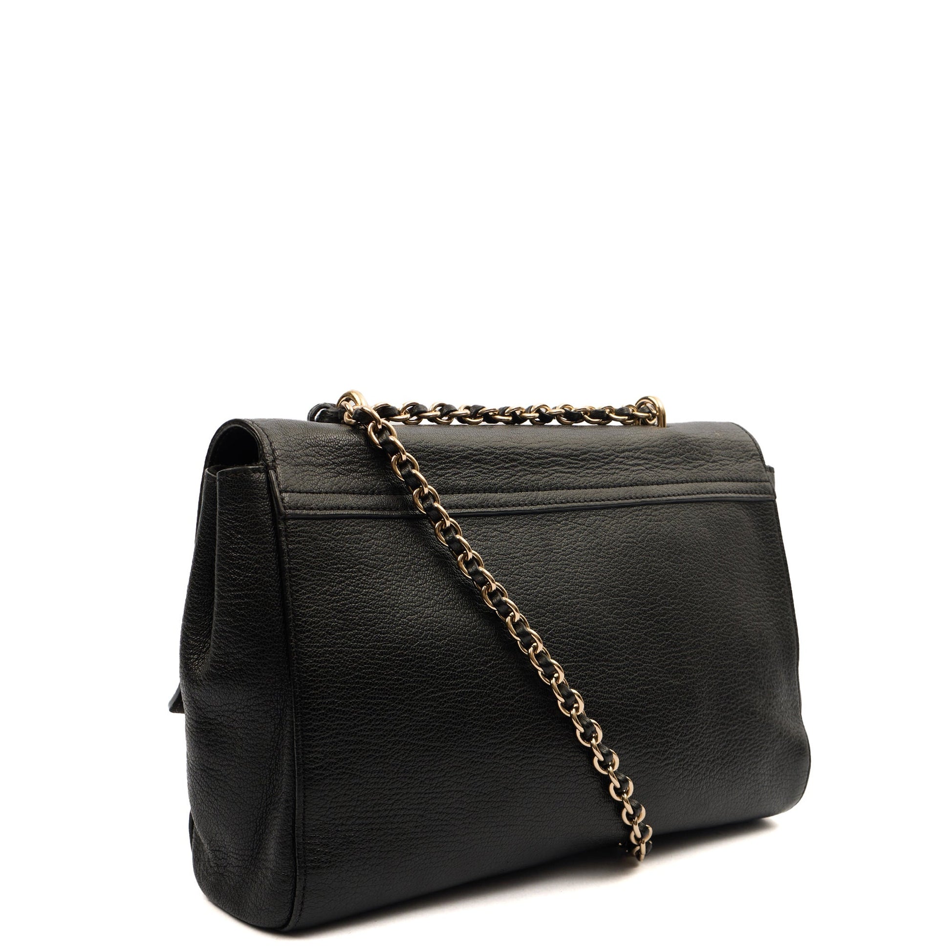 Mulberry Shoulder Bag Lily - Large in Black, Leather — Side View