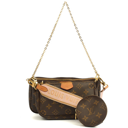 Louis Vuitton Cross Body Multi Pochette Accessoires in Monogram, Leather — Alternate View 7