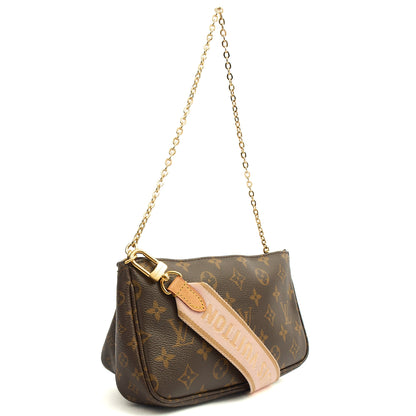 Louis Vuitton Cross Body Multi Pochette Accessoires in Monogram, Leather — Alternate View 8