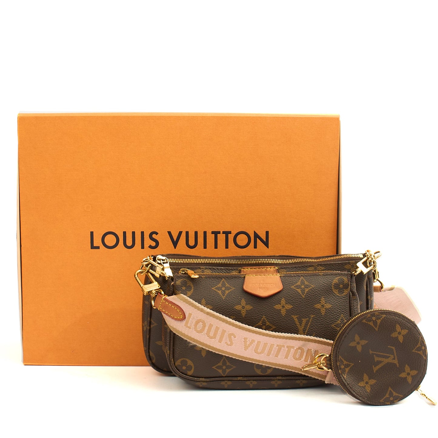 Louis Vuitton Cross Body Multi Pochette Accessoires in Monogram, Leather — Alternate View 12