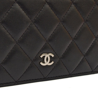 Chanel Purse Trifold Wallet in Black, Leather — Alternate View 22