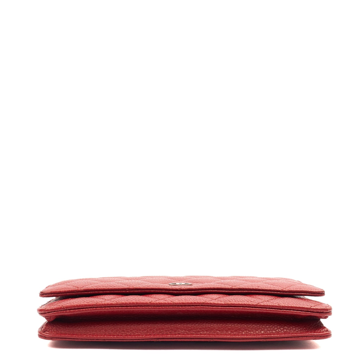 Chanel Cross Body Wallet on Chain in Red, Caviar Leather — Alternate View 22