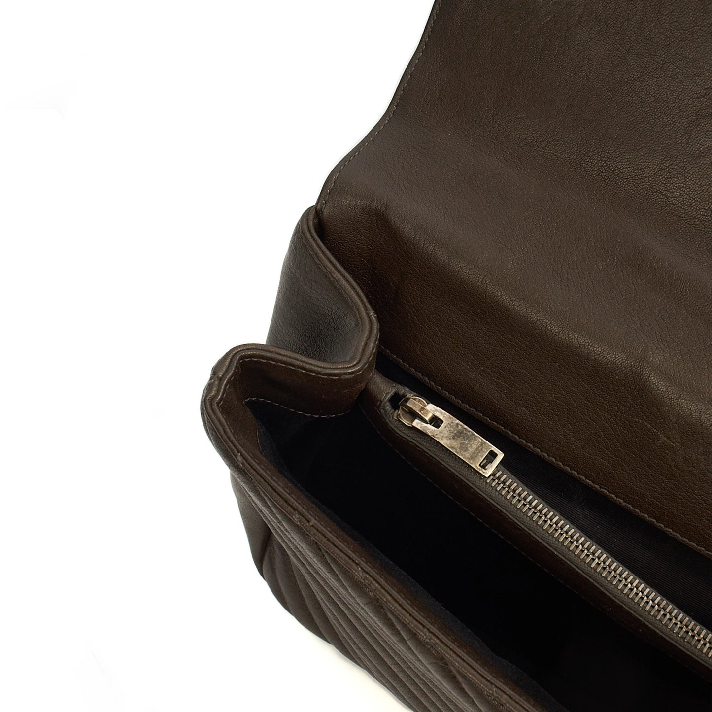 Saint Laurent Shoulder Bag College - Medium in Brown, Calfskin Leather — Alternate View 17