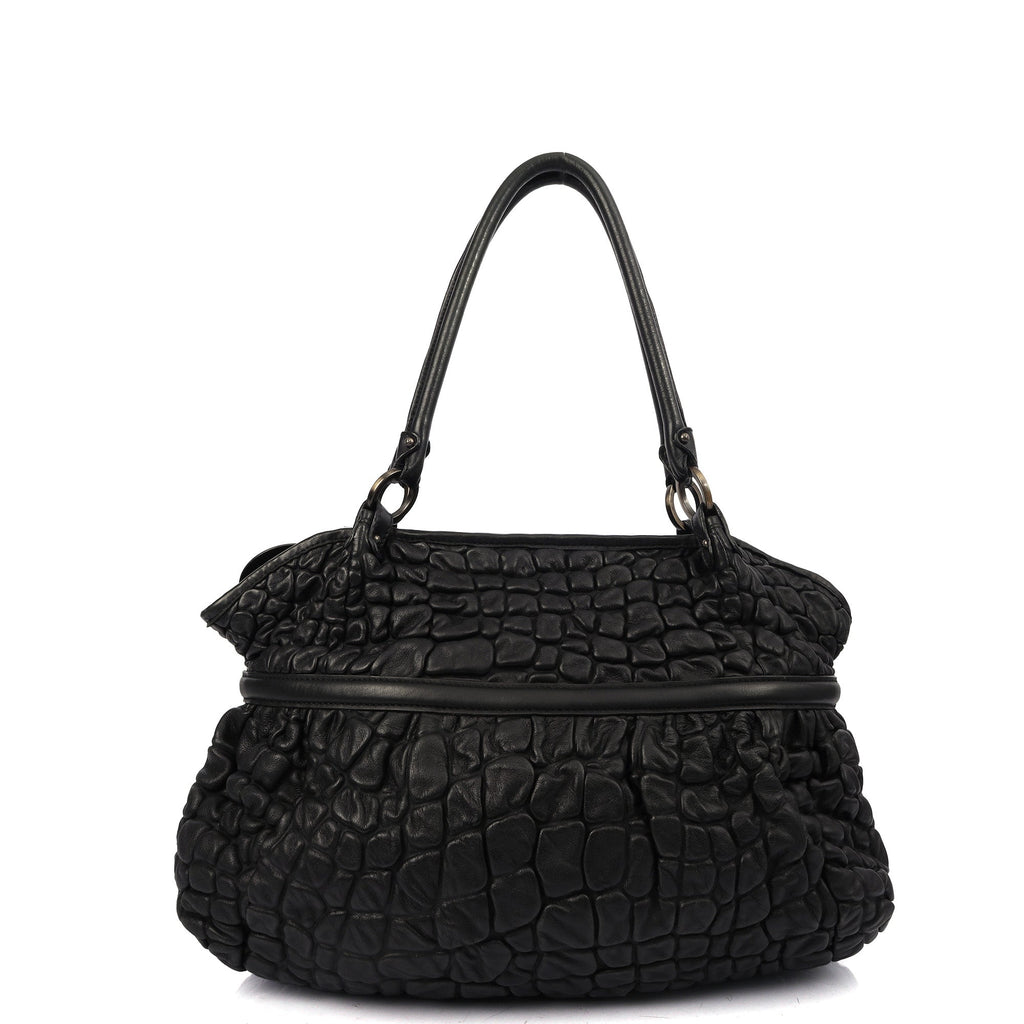Fendi Tote Chef Shopper Tote in Black, Leather — Alternate View 9