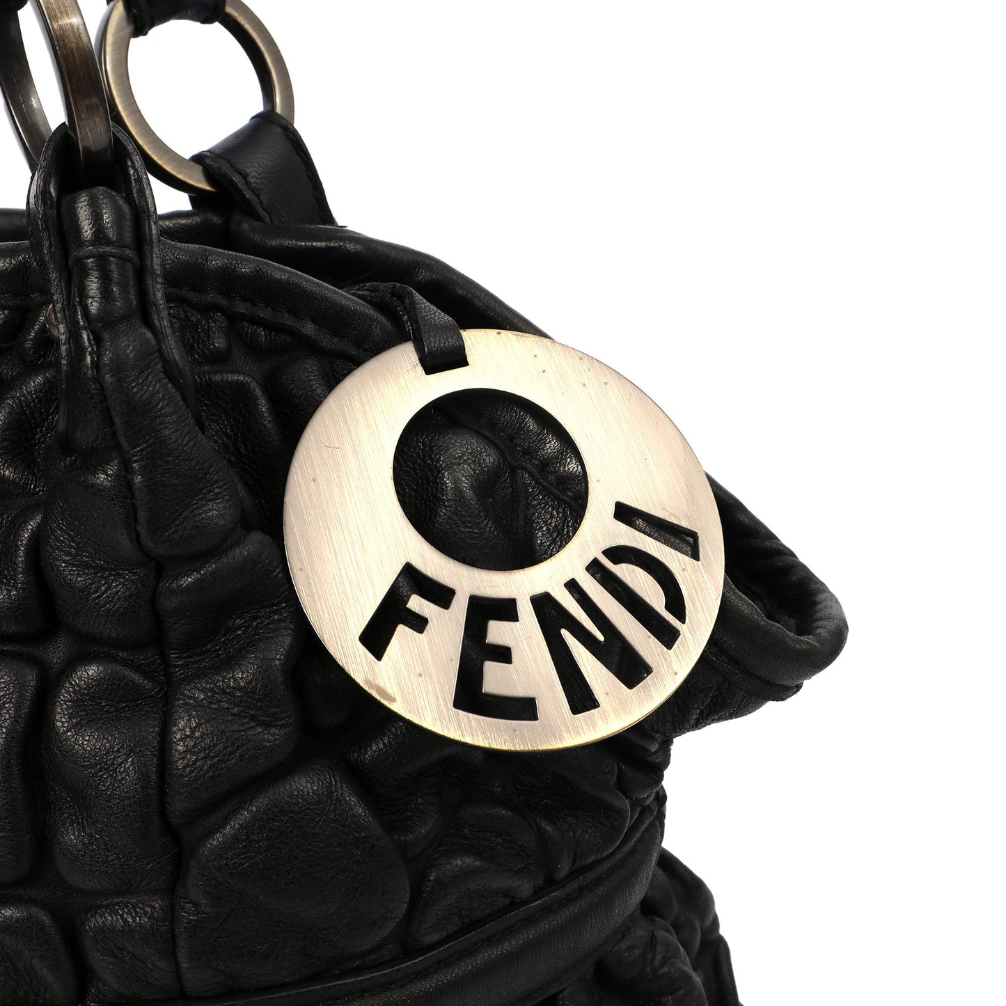 Fendi Tote Chef Shopper Tote in Black, Leather — Lifestyle View