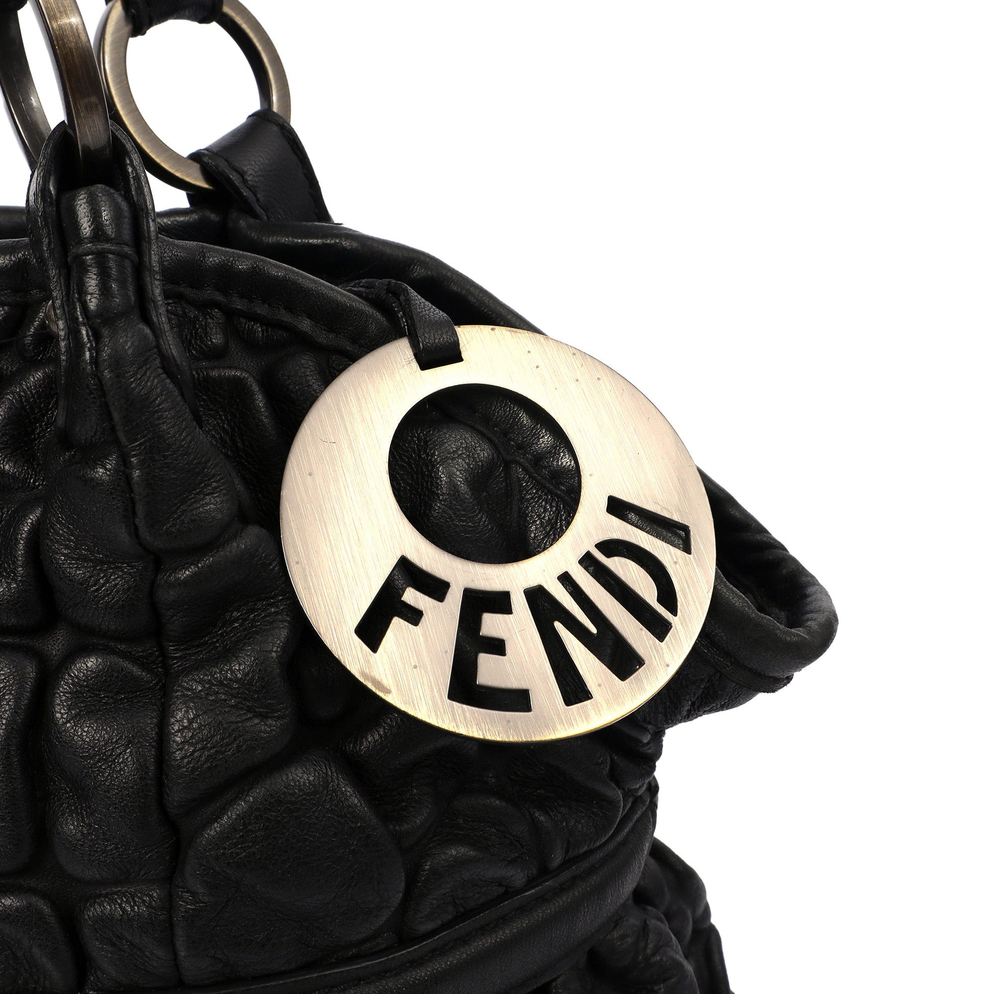 Fendi Tote Chef Shopper Tote in Black, Leather — Lifestyle View