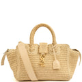 Saint Laurent Tote Cabas Downtown Straw in invalid, Raffia — Front View