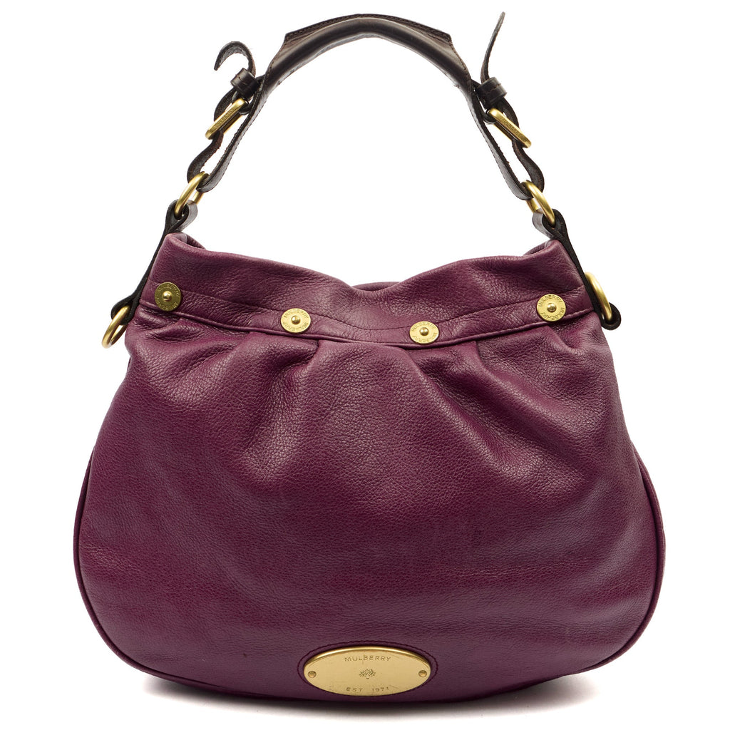 Mulberry Tote Mitzy Tote in Purple, Leather — Alternate View 13
