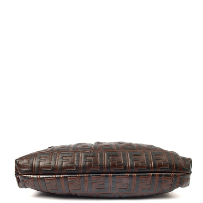 Fendi Shoulder Bag Chef Flap Bag in Brown, Leather — Alternate View 11