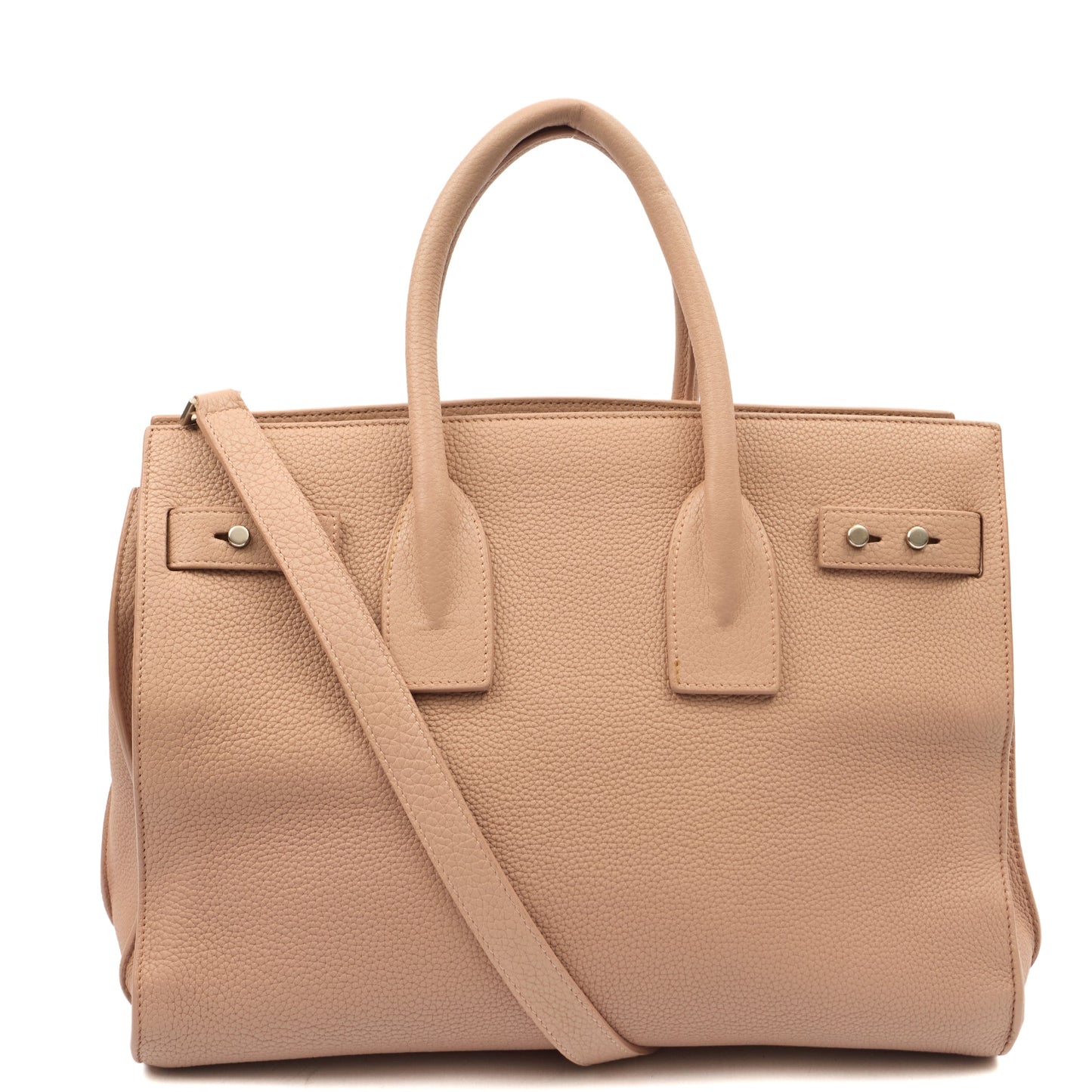 Saint Laurent Tote Sac de Jour in Pink, Calfskin Leather — Alternate View 9